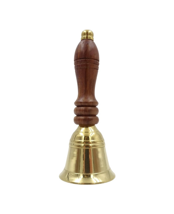 Retro Brass Hand Bell – Bell with handle – HBW28/2