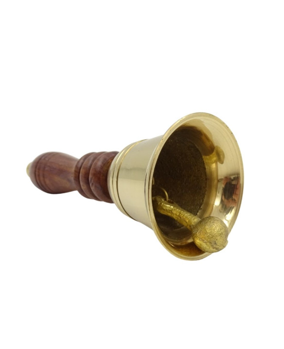 Retro Brass Hand Bell – Bell with handle – HBW28/2
