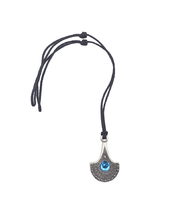 Sun Watch Necklace – Nil – Silver-plated Zamak + Czech crystal – NIL33