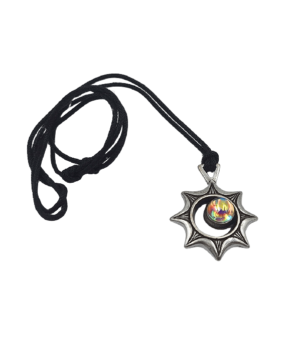 Solar Eclipse Necklace – Optical Illusion – A Gift for Travellers - ECL32