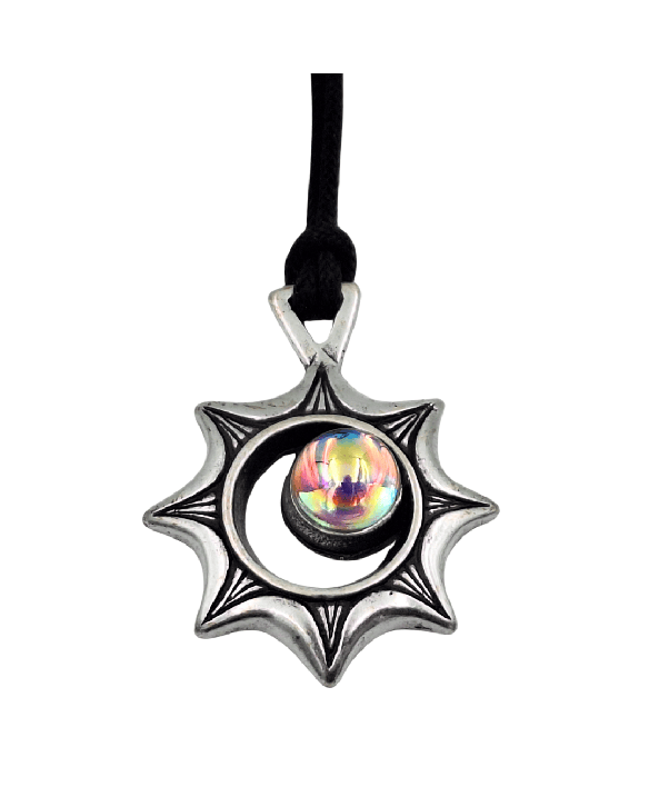 Solar Eclipse Necklace – Optical Illusion – A Gift for Travellers - ECL32
