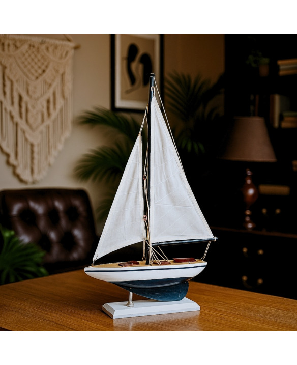 Model yacht, height 42 cm