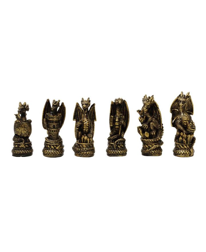 Dragon Fantasy Chess – 42x42 cm glass chessboard – MC-6069