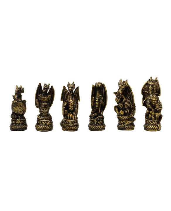 Dragon Fantasy Chess – 42x42 cm glass chessboard – MC-6069
