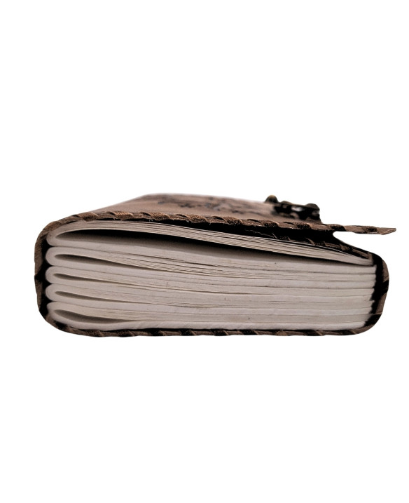 Retro Leather Notebook, 200 pages, Sun and Moon design – AH05