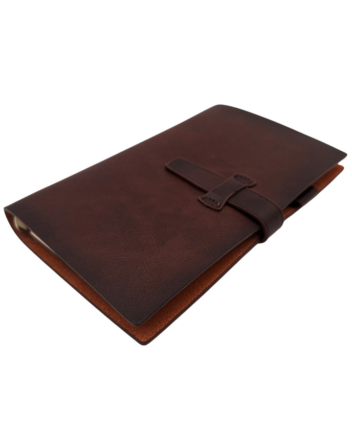 Elegancki Notes Skórzany A6 Retro Vintage z Zamknięciem – Pamiętnik – EE3