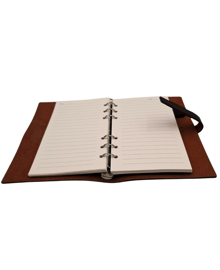 Elegancki Notes Skórzany A6 Retro Vintage z Zamknięciem – Pamiętnik – EE3