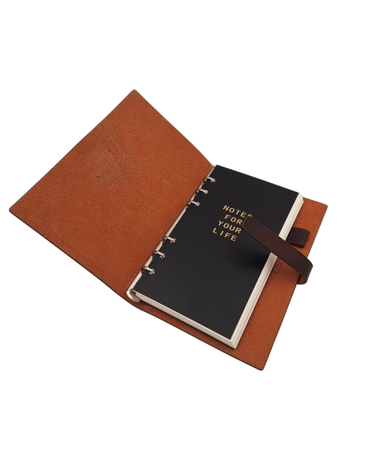 Elegancki Notes Skórzany A6 Retro Vintage z Zamknięciem – Pamiętnik – EE3