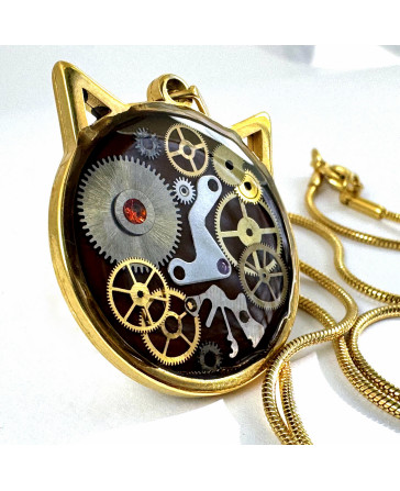 WISIOR - kotek czekoladowy I (złoty)