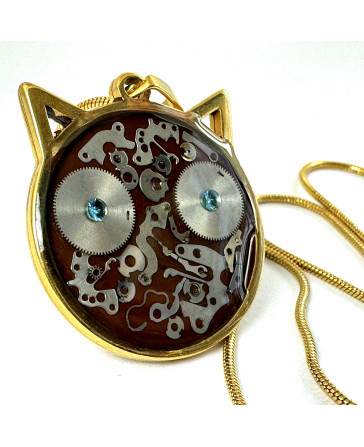 WISIOR - kotek czekoladowy II (złoty)