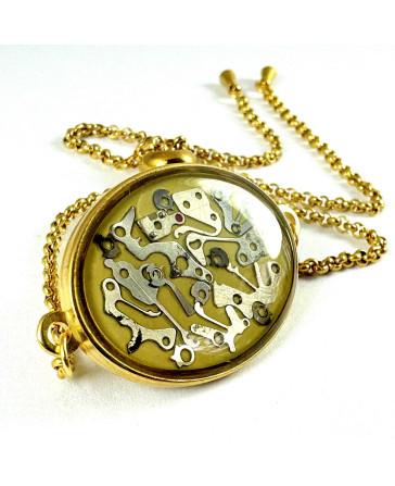 Bransoletka owalna - zatrzymaj czas - beżowa I