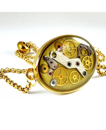 Bransoletka owalna - zatrzymaj czas - złota (złota) II