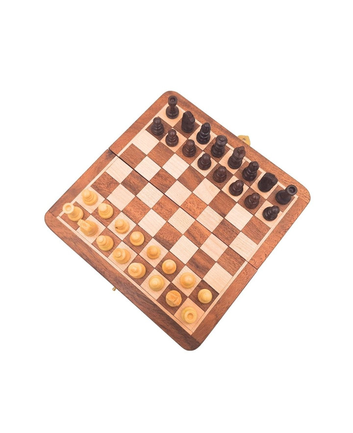 Szachy drewniane magnetyczne - gra strategiczna - G201Z