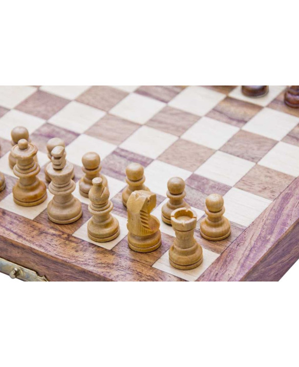 Szachy drewniane magnetyczne - gra strategiczna - G201Z