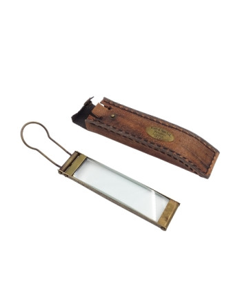 Lupa prostokątna w skórzanym etui MFK 2