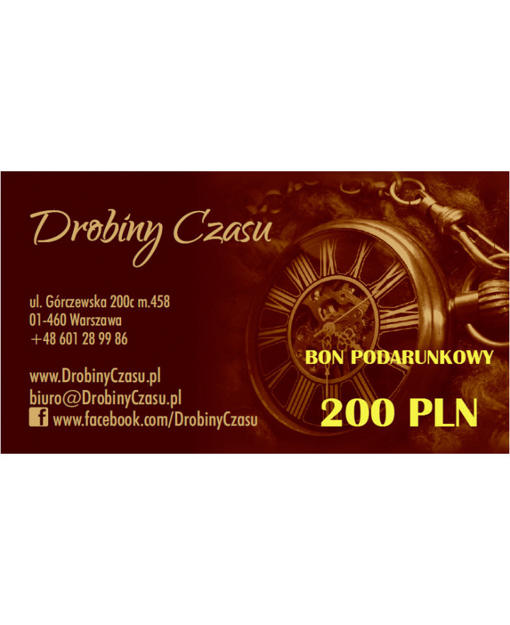 KUPON PODARUNKOWY - 200 zł