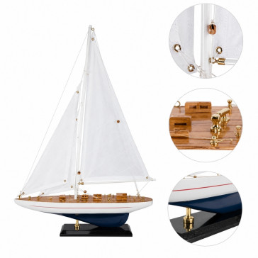 Jacht Enterprise 49 cm - Model drewniany - ENT49