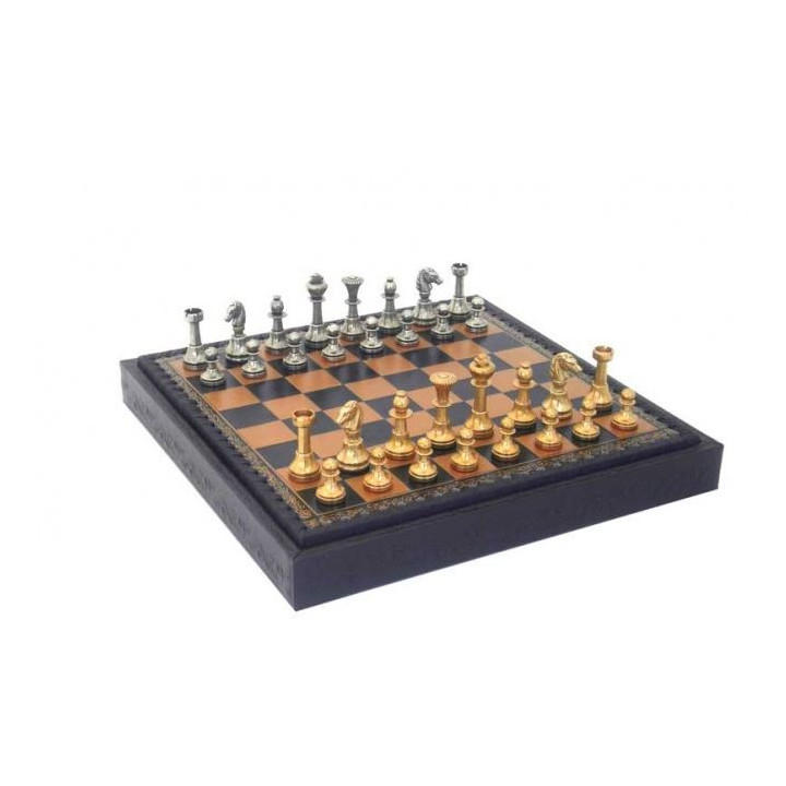Ekskluzywne Mosiężne Szachy Italfama 28x28 cm – N001