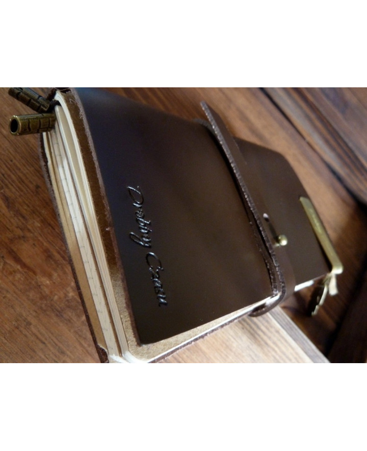 VINTAGE MIDI NOTEBOOK - CHOCOLATE