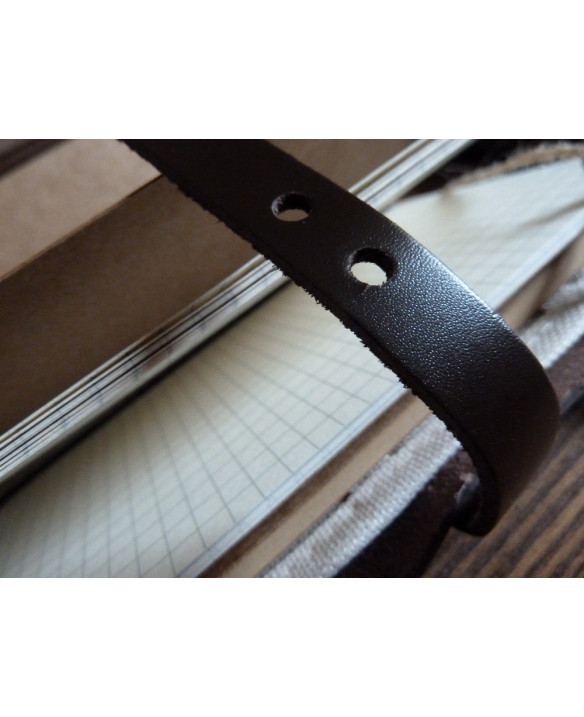 VINTAGE MIDI NOTEBOOK - CHOCOLATE + AKCESORIA