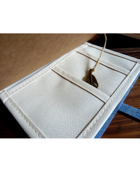 VINTAGE MIDI NOTEBOOK - BLUE
