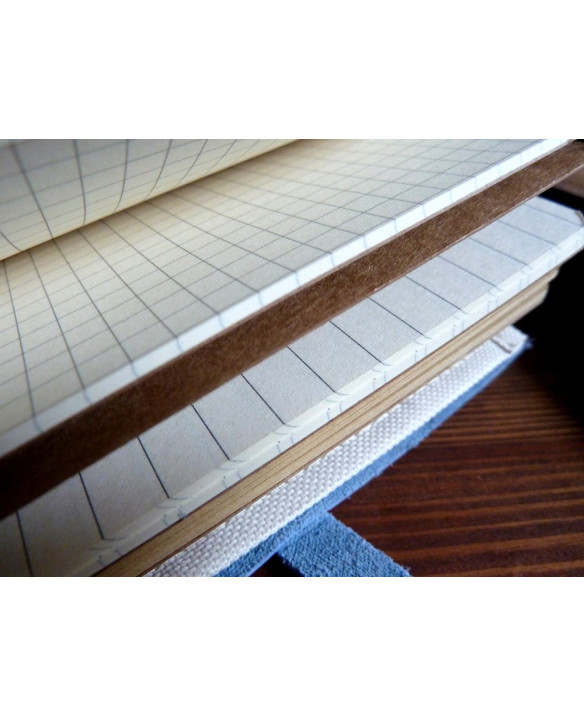 VINTAGE MIDI NOTEBOOK - BLUE