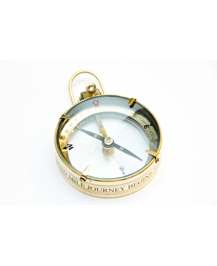 Brass compass – MAP reader