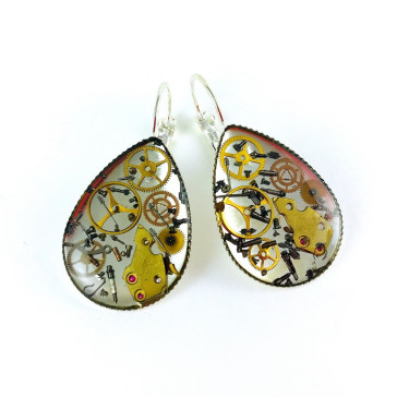 EARRINGS - TEARDROP (SILVER)