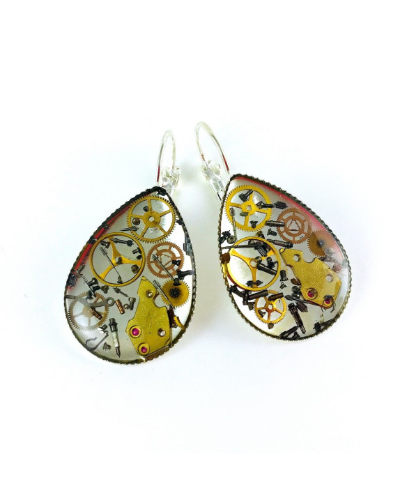 EARRINGS - TEARDROP (SILVER)