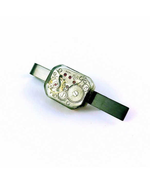 TIE CLIP - RECTANGLE AND UNDERCOVER