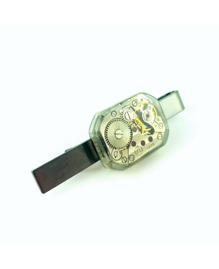 TIE CLIP - RECTANGLE AND UNDERCOVER