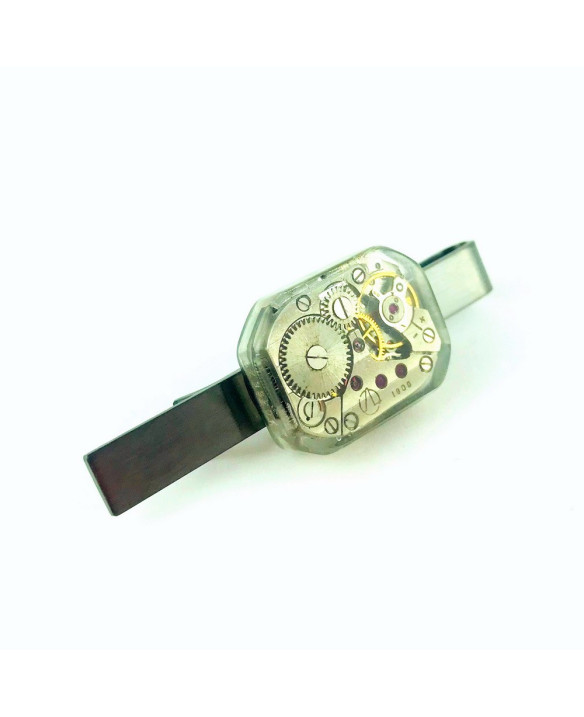 TIE CLIP - RECTANGLE AND UNDERCOVER