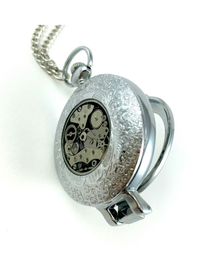 PENDANT – TIME TRAVELER 3D – SILVER ELEGANCE