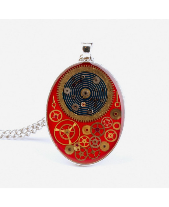 PENDANT - OVAL RED