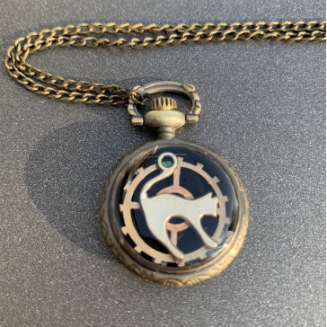 PENDANT - STEAM KICIA (SILVER) - REVERSIBLE