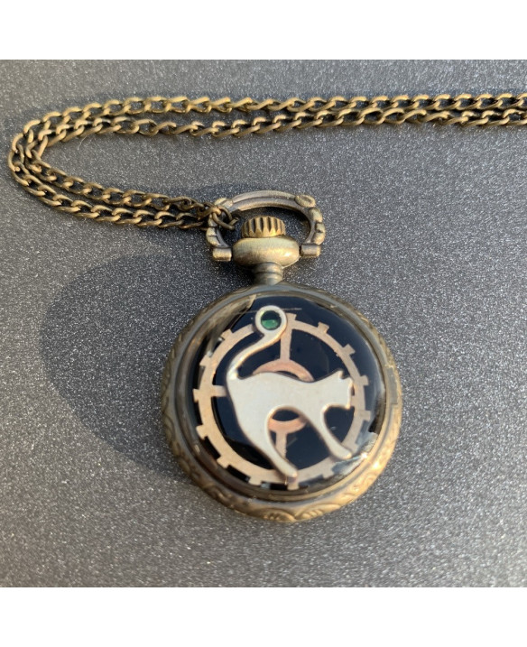 PENDANT - STEAM KICIA (SILVER) - REVERSIBLE