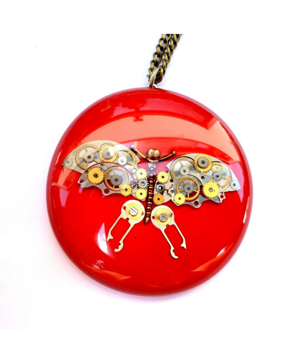 PENDANT - Magic Butterfly (RED)