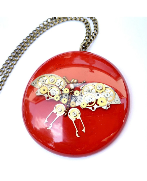 PENDANT - Magic Butterfly (RED)