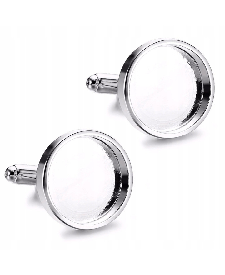 Cufflink bases, cups – 2 pieces