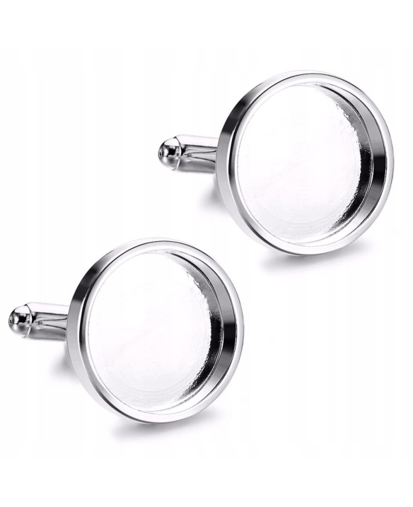 Cufflink bases, cups – 2 pieces