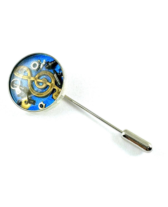 SZPILKA DO BUTONIERKI - NUTKA (BLUE)