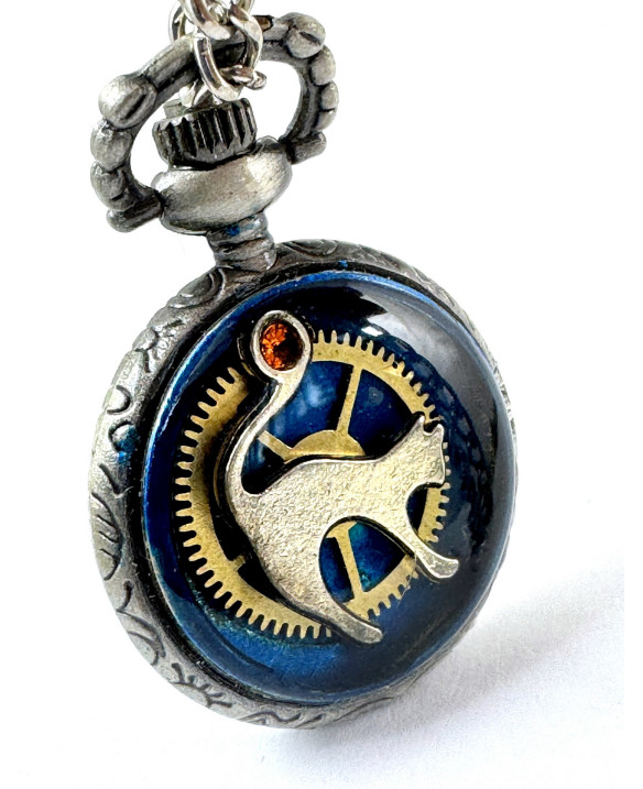 PENDANT - STEAM KICIA (BLUE) II - REVERSIBLE
