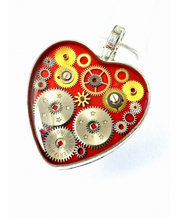 WISIOR SILVER HEART (Red)