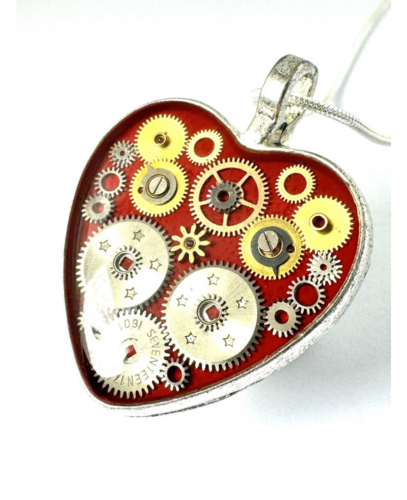 WISIOR SILVER HEART (Red)