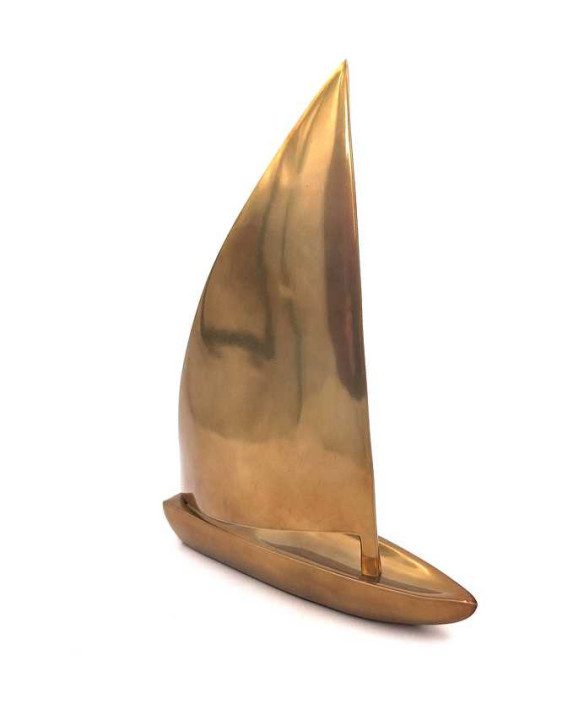 Duża Żaglówka - Aluminium - 47x38 cm - N-3044