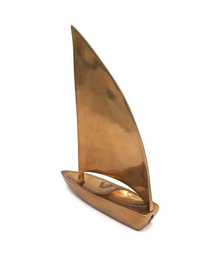 Duża Żaglówka - Aluminium - 47x38 cm - N-3044