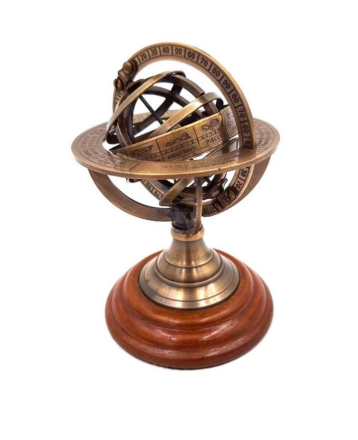 Brass astrolabe – Height 13.5 cm – NI351