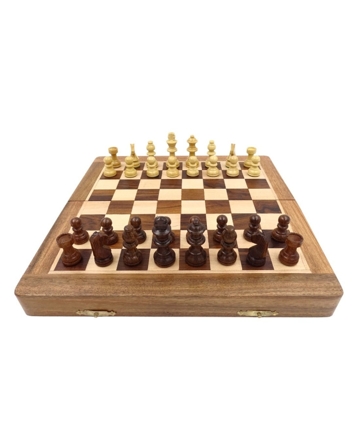 Classic wooden magnetic chess set – 30x30cm - G614