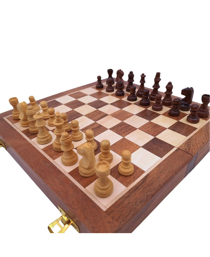 Classic wooden magnetic chess set – 30x30cm - G614