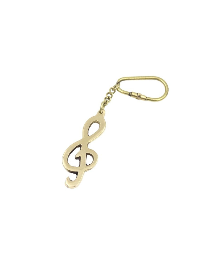 Treble Clef Keyring KRT13